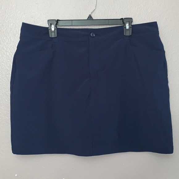 Edie Bauer Blue Sport Hiking Skort Skirt Woman’s Plus 16 - Picture 1 of 15